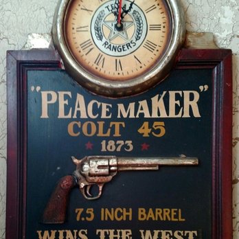 Julian Cafe - Clock on a restroom wall - Bakeries Near Me - Julian, California Julian Cafe - Clock on a restroom wall - Bakeries Near Me - Julian, California