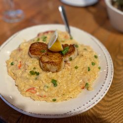 Lobster and scallop risotto--amazing