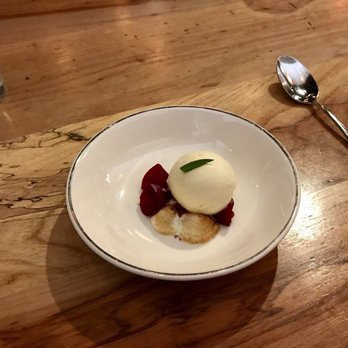 Barley Swine - Lemon curd ice cream course. - New American Near Me - Austin, Texas Barley Swine - Lemon curd ice cream course. - New American Near Me - Austin, Texas