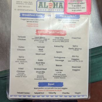 Aloha Food Factory - Hawaiian Near Me - Alhambra, California