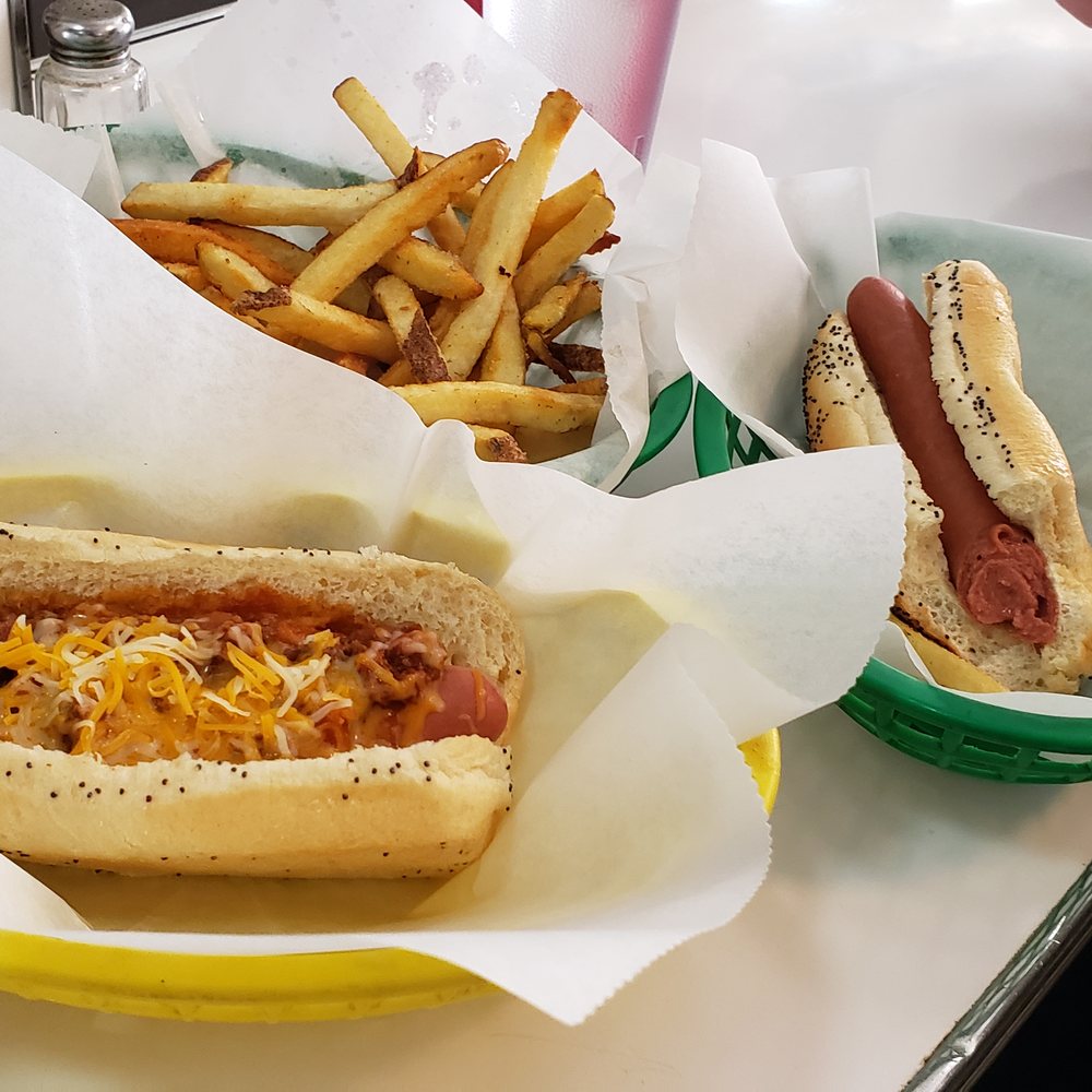 The Wienery - Manhattan Dog, Fries, and a plain ol' hot dog. - Hot Dogs Near Me - Minneapolis, Minnesota