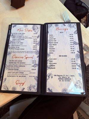 Menu photo 2 Mariscos Cisneros Puerto Vallarta, JAL Menu photo 2 Mariscos Cisneros Puerto Vallarta, JAL