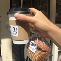 mini stroopwafels and chai latte!