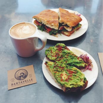 Bartavelle Cafe - Caprese sandwich, avocado toast and a soy latte. - Coffee & Tea Near Me - Berkeley, California