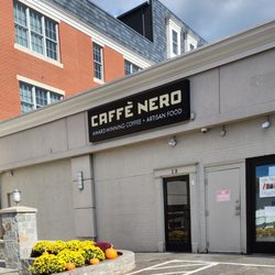 Caffe Nero - Rear entrance from municipal lot