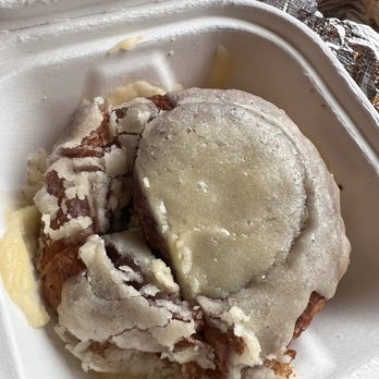 Effin Egg - Sticky Cinnamon Roll - Waffles Near Me - Las Vegas, Nevada
