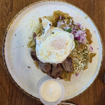 Madres Brunch - Chilaquiles Verdes 4/5 + Steak 3.5/5 - Breakfast & Brunch Near Me - Placentia, California Madres Brunch - Chilaquiles Verdes 4/5 + Steak 3.5/5 - Breakfast & Brunch Near Me - Placentia, California