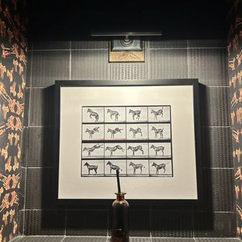 Horn and Cantle - Men's bathroom - New American Near Me - Big Sky, Montana Horn and Cantle - Men's bathroom - New American Near Me - Big Sky, Montana