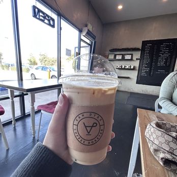 Van Dyke Coffee Roasters - Iced Strawberry Latte - Coffee & Tea Near Me - Buena Park, California Van Dyke Coffee Roasters - Iced Strawberry Latte - Coffee & Tea Near Me - Buena Park, California
