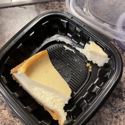 Fazoli's - This is what you get when you order the "New York Style Cheesecake"
