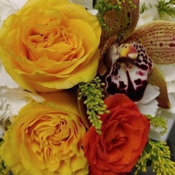Scent & Violet - Orchids and yellow roses. - Gift Shops Near Me - Houston, Texas
