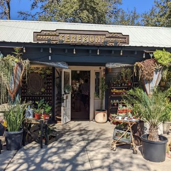 Ceremony Botanical Studio - The front. - Nurseries & Gardening Near Me - Wimberley, Texas Ceremony Botanical Studio - The front. - Nurseries & Gardening Near Me - Wimberley, Texas
