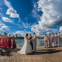 Lake Mirror Wedding - www.photographybystephenie.com Lake Mirror Wedding - www.photographybystephenie.com