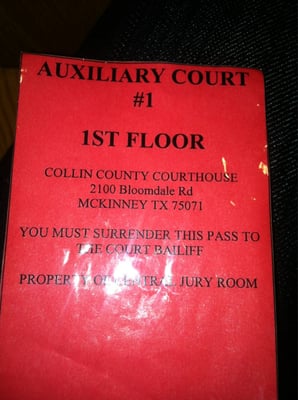 Collin County 296th District Court by null