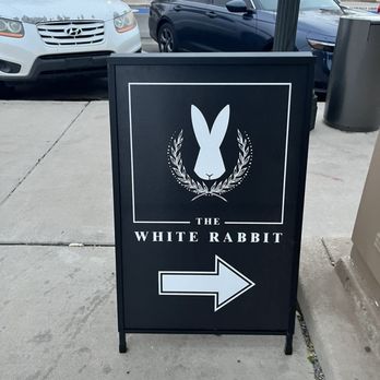 The White Rabbit - Entrance hint outside parking lot - Cocktail Bars Near Me - Gilbert, Arizona