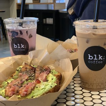 Blk Dot Coffee - Avocado toast with bacon - Coffee & Tea Near Me - Irvine, California