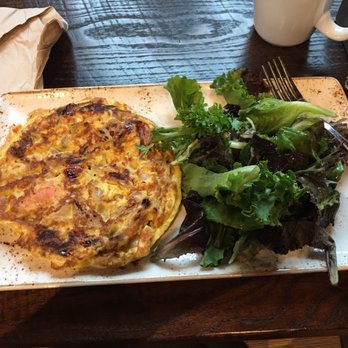 First Watch - Smoked Salmon Frittata With Roasted Vegetables and Mixed Greens Salad - Breakfast & Brunch Near Me - Huntersville, North Carolina First Watch - Smoked Salmon Frittata With Roasted Vegetables and Mixed Greens Salad - Breakfast & Brunch Near Me - Huntersville, North Carolina