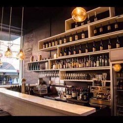 Fortify Bar & Restaurant - The bar! Full service bar with 20 wines by the glass. Focus on Sherries, Italian and Spanish wines and oysters!