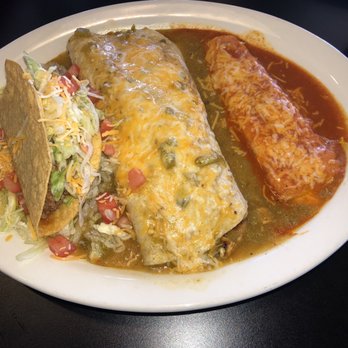 Garibaldi Mexican Restaurant - Combo 10 Combo -Grilled Chicken Burrito, hard beef taco, cheese enchiladas - Mexican Near Me - Aurora, Colorado