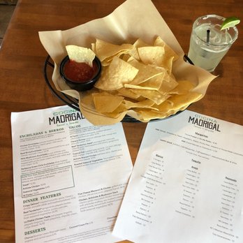 Cocina Madrigal - The chips are fresh and warm.  Awaiting my Jalapeno Margarita and Al Pastor Taco. - Tacos Near Me - Phoenix, Arizona