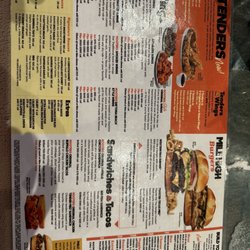 Hooters - Menu with no prices