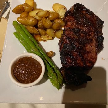 Legends Restaurant - Copper Creek Black Angus Grilled NY Strip Steak - Sports Bars Near Me - New Suffolk, New York