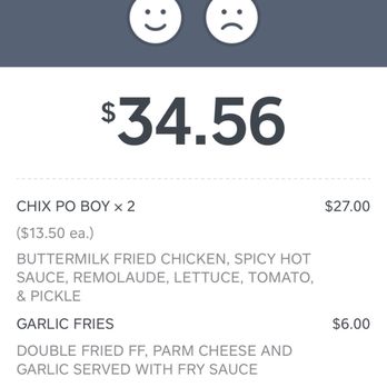 EARL Kakaako - Receipt - Sandwiches Near Me - Honolulu, Hawaii