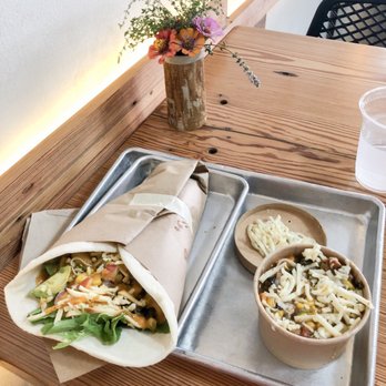 Goatocado - Californian with chicken in naan wrap and Billy Mac - New American Near Me - Richmond, Virginia