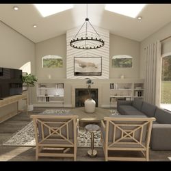 Sage & Symmetry - Coastal Causal 3d Rendering