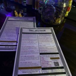 Drink Menu Drink Menu