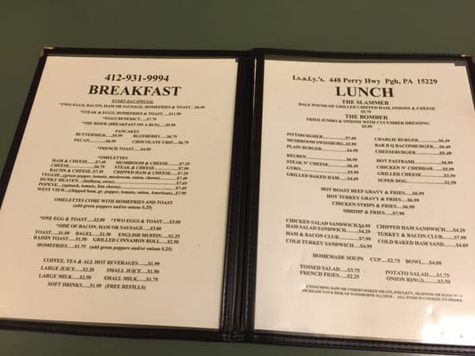 Menu photo 7 The Isaly Company Pittsburgh, PA Menu photo 7 The Isaly Company Pittsburgh, PA