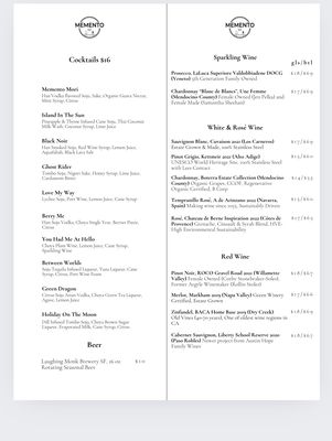 Menu photo 8 Memento SF San Francisco, CA Menu photo 8 Memento SF San Francisco, CA