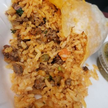 King Taco - Csrne Asada Burrito , better yet a Rice Burrito. - Mexican Near Me - El Monte, California