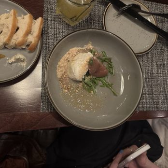 Plas Food and Drink - Poached pear house-pulled mozzarella - New American Near Me - Columbus, Ohio