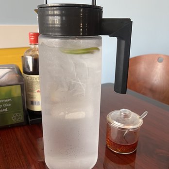 Pho Vietz - Pitcher of water for every table - Vietnamese Near Me - Dallas, Texas