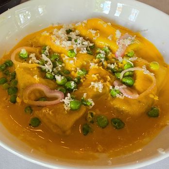 Rainbow Lodge - Agnolotti with English peas - New American Near Me - Houston, Texas Rainbow Lodge - Agnolotti with English peas - New American Near Me - Houston, Texas