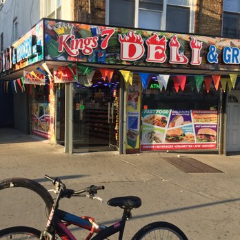 Kings 7 - a bicycle parked in front of a store - Delis Near Me - Brooklyn, New York Kings 7 - a bicycle parked in front of a store - Delis Near Me - Brooklyn, New York