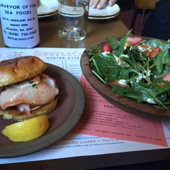 BeetleCat - Lobster roll and kale salad. The lobster roll was divine - Seafood Near Me - Atlanta, Georgia BeetleCat - Lobster roll and kale salad. The lobster roll was divine - Seafood Near Me - Atlanta, Georgia