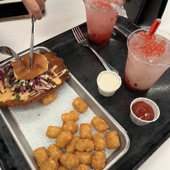 Pym Test Kitchen - Not so little chicken sandwich and proton punch - Coffee & Tea Near Me - Anaheim, California Pym Test Kitchen - Not so little chicken sandwich and proton punch - Coffee & Tea Near Me - Anaheim, California