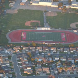 Arroyo High School - As seen from our chopper