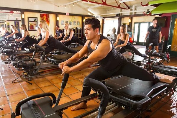 Lagree Fitness Megaformer Workout|Santa Barbara & Ventura - The Megaformer workout by Lagree Fitness is a total-body program that melds together elements of Pilates, cardio training and weight-bearing activity to create a revolutionary, one-of-a-kind exercise program to strengthen, tighten, and tone the body. The Megaformer is an incredibly effective machine that attacks each and every muscle in a very concentrated and focused manner to sculpt strong, powerful and lean bodies in a safe and measured way. Varying degrees of spring-based tension allow the Lagree Method to adjust to the user during use. All muscle groups, from big to small, are strengthened in a non-aggressive, non-impact manner making this workout as good for your muscles as it is for your joints. Your spine stays protected, mind engaged, and your body pushed to its limits. Lagree Fitness Megaformer Workout|Santa Barbara & Ventura - The Megaformer workout by Lagree Fitness is a total-body program that melds together elements of Pilates, cardio training and weight-bearing activity to create a revolutionary, one-of-a-kind exercise program to strengthen, tighten, and tone the body. The Megaformer is an incredibly effective machine that attacks each and every muscle in a very concentrated and focused manner to sculpt strong, powerful and lean bodies in a safe and measured way. Varying degrees of spring-based tension allow the Lagree Method to adjust to the user during use. All muscle groups, from big to small, are strengthened in a non-aggressive, non-impact manner making this workout as good for your muscles as it is for your joints. Your spine stays protected, mind engaged, and your body pushed to its limits.