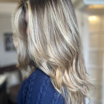 Sara Sharlow Hair - Brunette w/Blended grey and lived in highlights - Hair Salons Near Me - Potsdam, New York Sara Sharlow Hair - Brunette w/Blended grey and lived in highlights - Hair Salons Near Me - Potsdam, New York