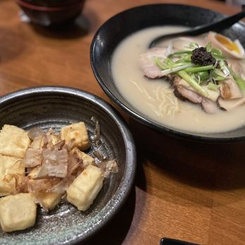 Tekka Sushi - Agedashi Tofu & Shoyu Ramen with Truffle Paste - Japanese Near Me - Elk Grove Village, Illinois