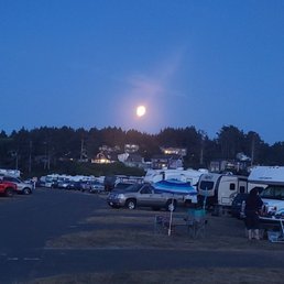 Looking down the camp grounds. Looking down the camp grounds.