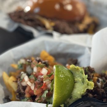 Dirt Dog - Smash burger and carne asada fries - Hot Dogs Near Me - Long Beach, California Dirt Dog - Smash burger and carne asada fries - Hot Dogs Near Me - Long Beach, California