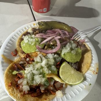 Angel's Tijuana Tacos - Tacos Al pastor, queso carne asada. Cabeza - Tacos Near Me - Los Angeles, California