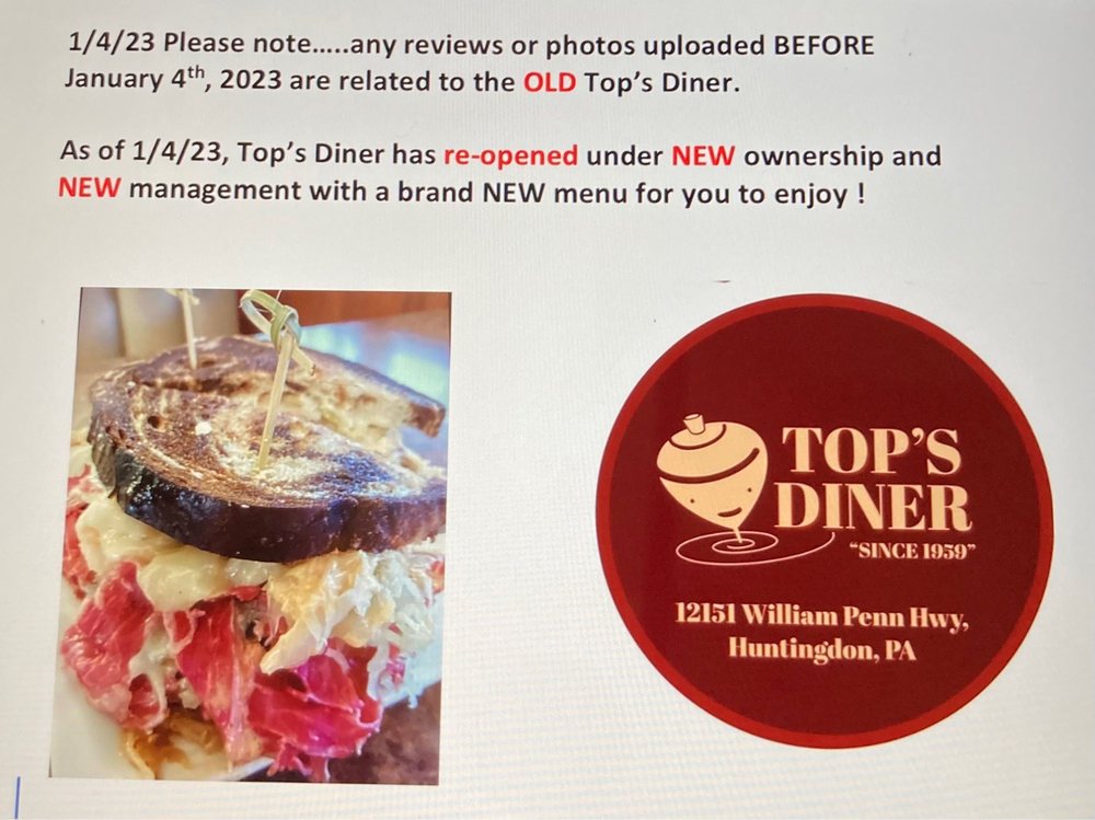 Food from Top's Diner