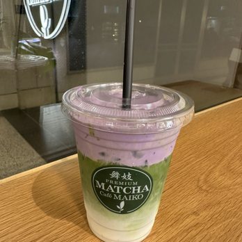 Matcha Cafe Maiko - 8) Ube Foam Matcha Latte - Coffee & Tea Near Me - New York, New York