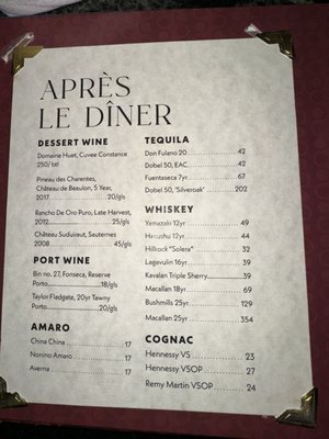 Menu photo 3 Le Coq La Jolla, CA