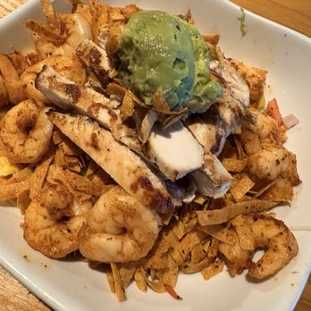 Chili's - Tex Mex bowl with chicken and shrimp. - Bars Near Me - Jacksonville, North Carolina